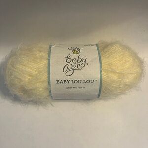 New Baby Bee Baby Lou Lou Yarn | Ivory | 259 Yards | DyeLot 617768 Discontinued